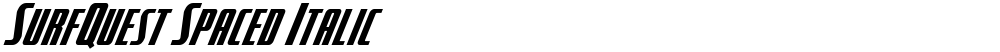 SurfQuest Spaced Italic