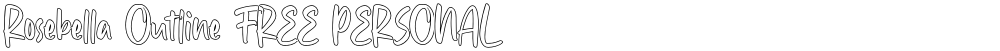Rosebella Outline FREE PERSONAL 