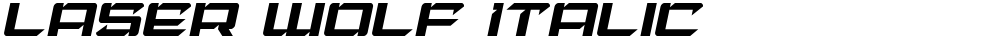 Laser Wolf Italic