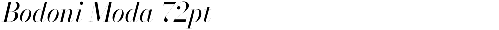 Bodoni Moda 72pt