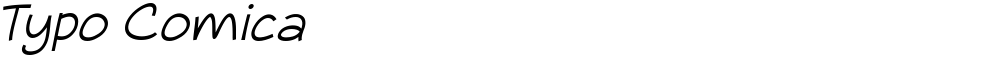 Typo Comica