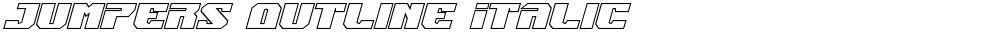 Jumpers Outline Italic