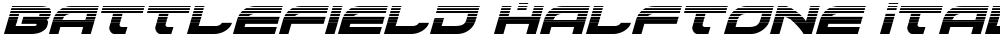 Battlefield Halftone Italic