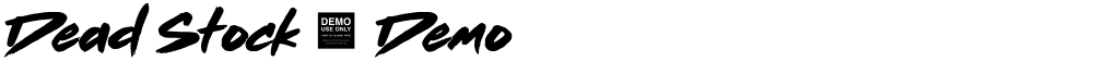 Dead Stock - Demo