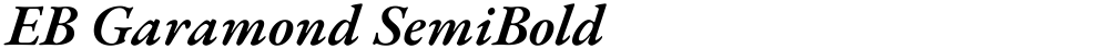EB Garamond SemiBold
