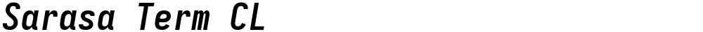 Sarasa Term CL