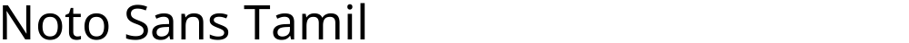 Noto Sans Tamil