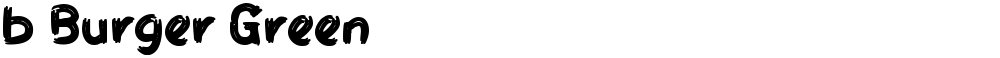 b Burger Green