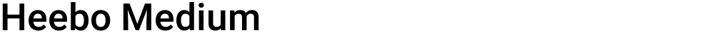 Heebo Medium