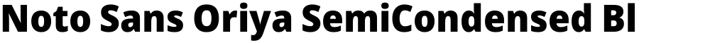 Noto Sans Oriya SemiCondensed Black