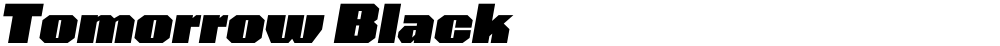 Tomorrow Black