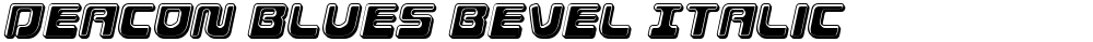 Deacon Blues Bevel Italic