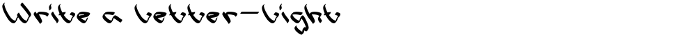 Write a Letter-Light