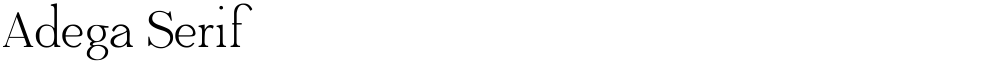 Adega Serif