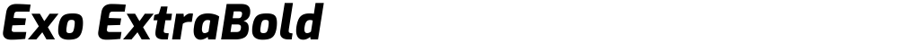 Exo ExtraBold