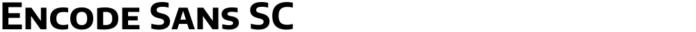 Encode Sans SC