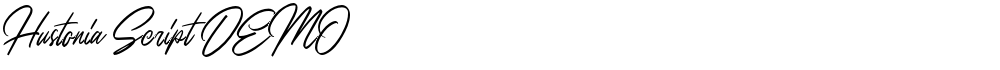 Hustonia Script DEMO