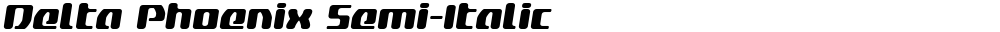 Delta Phoenix Semi-Italic
