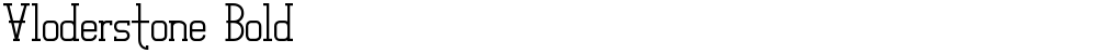 Vloderstone Bold