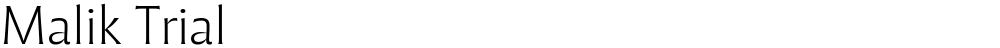 Malik Trial