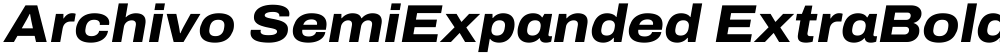 Archivo SemiExpanded ExtraBold