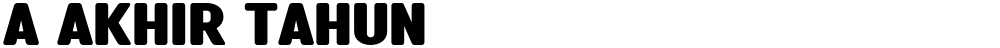 a Akhir Tahun