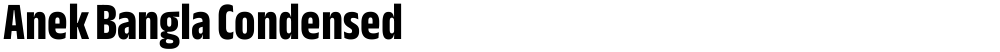 Anek Bangla Condensed
