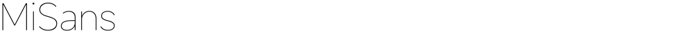 MiSans