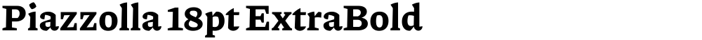 Piazzolla 18pt ExtraBold