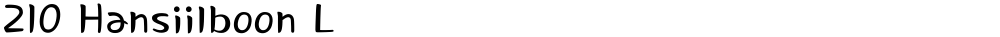 210 Hansiilboon L