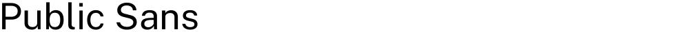 Public Sans