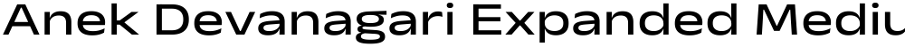 Anek Devanagari Expanded Medium
