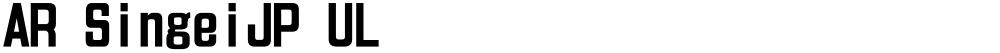AR SingeiJP UL
