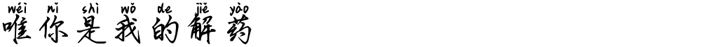 唯你是我的解药