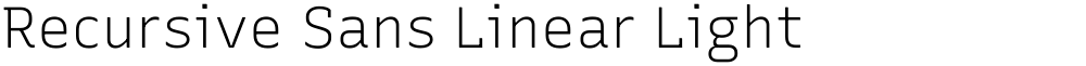 Recursive Sans Linear Light