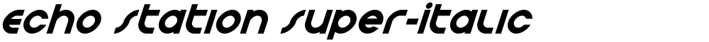 Echo Station Super-Italic