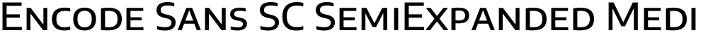 Encode Sans SC SemiExpanded Medium