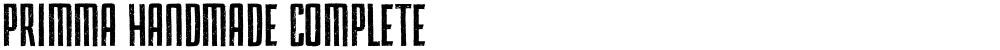 Primma Handmade Complete