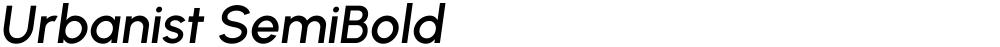 Urbanist SemiBold
