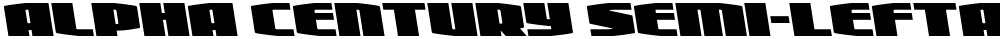 Alpha Century Semi-Leftalic