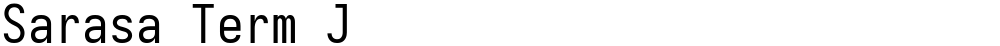 Sarasa Term J