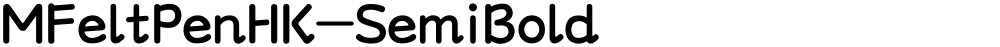 MFeltPenHK-SemiBold