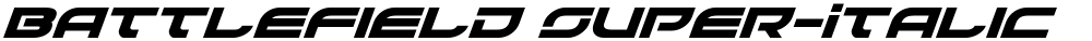 Battlefield Super-Italic