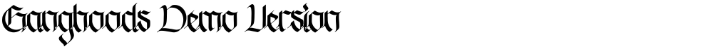 Ganghoods Demo Version