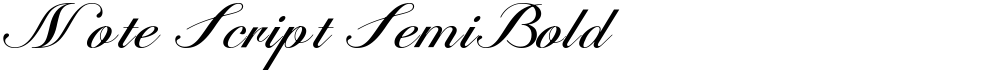 Note Script SemiBold