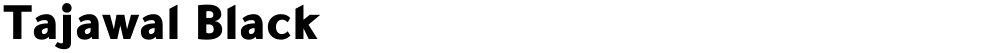 Tajawal Black