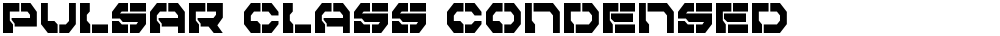 Pulsar Class Condensed
