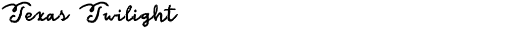 Texas Twilight