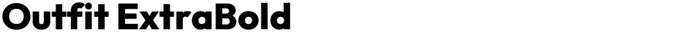 Outfit ExtraBold