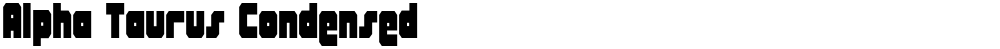 Alpha Taurus Condensed